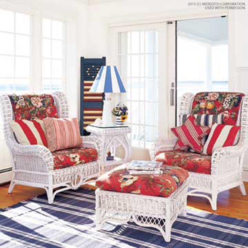 Decorating Your Home with Red, White, and Blue - bhgrelife.com